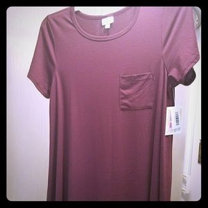 NWT Lularoe Burgundy Wine Medium Carly